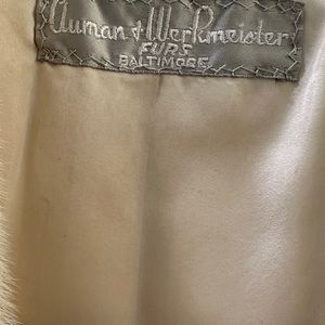 RARE!! REAL MINK JACKET WITH SATIN LINING